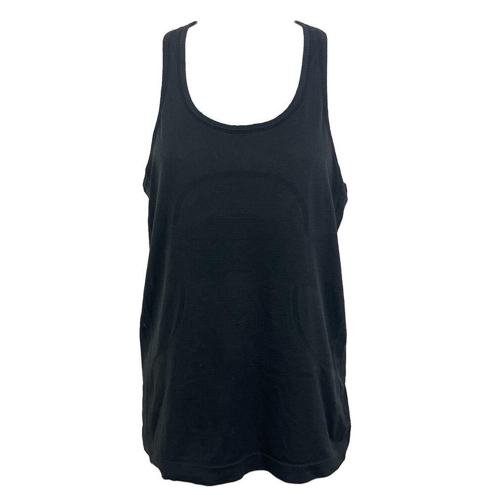 Lululemon Swiftly Tech Racerback Tank Top Black Women’s Size 8 Seamless